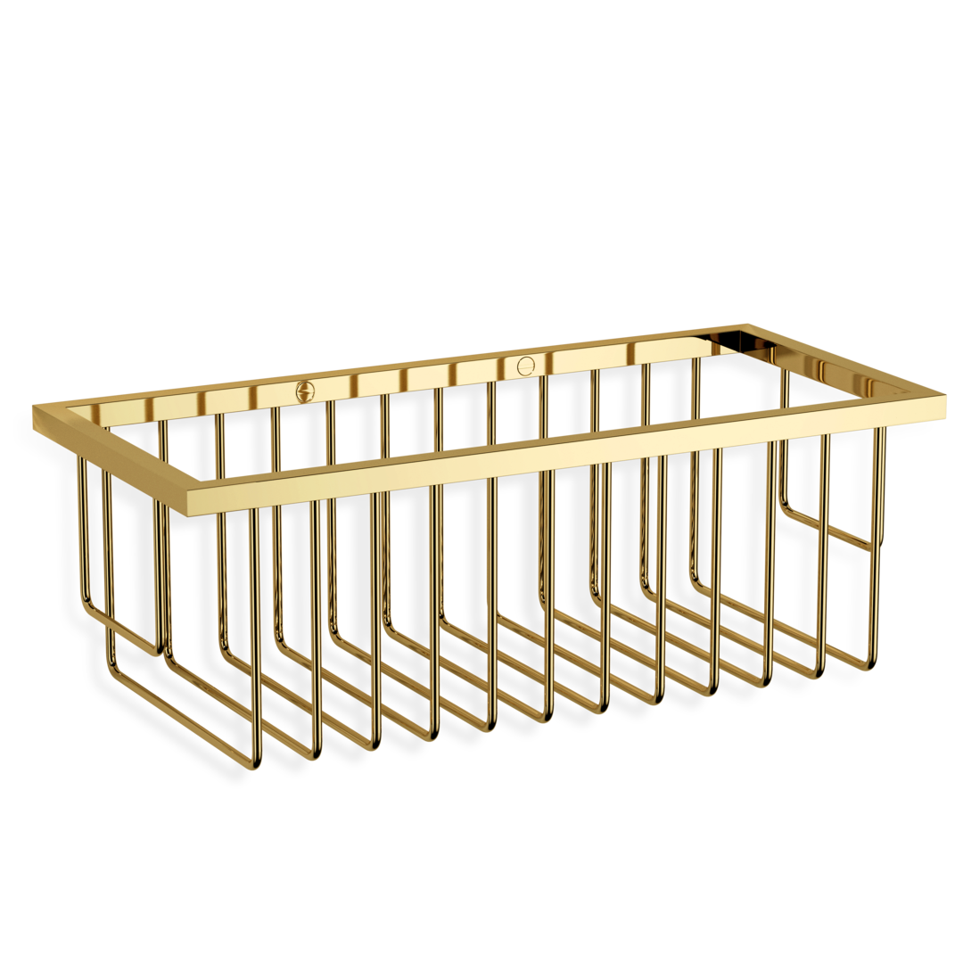WA WND1 Shower basket, Gold , Decor Walther