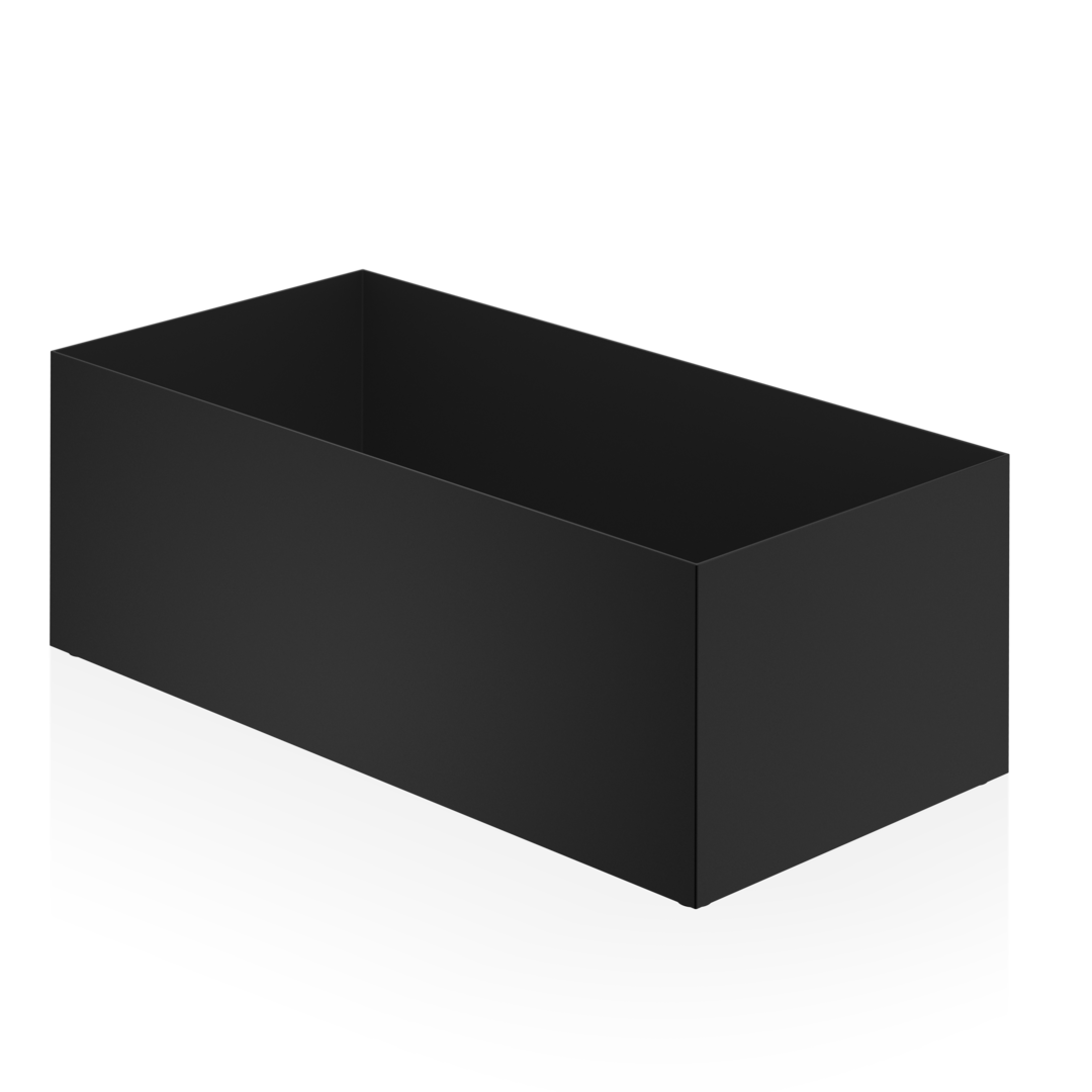 DW 361 Multi-purpose box, black matt, Decor Walther