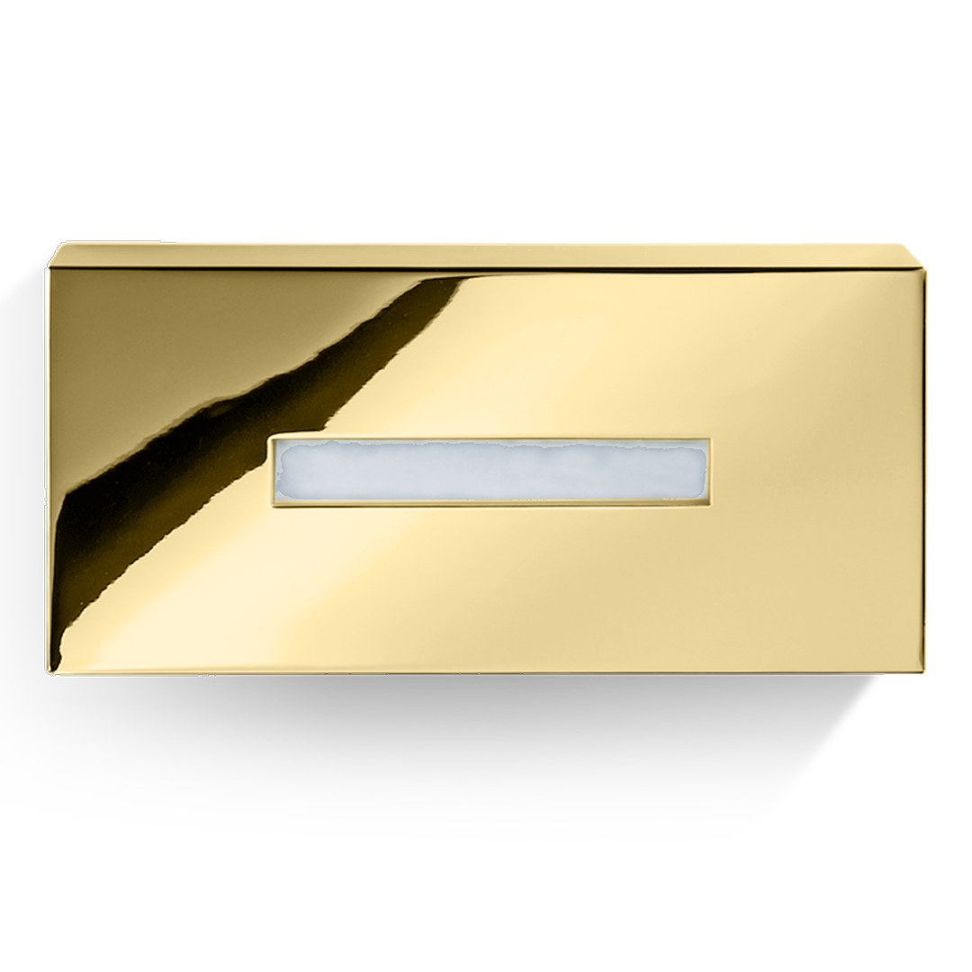 KB 82 Tissue box, Gold , Decor Walther