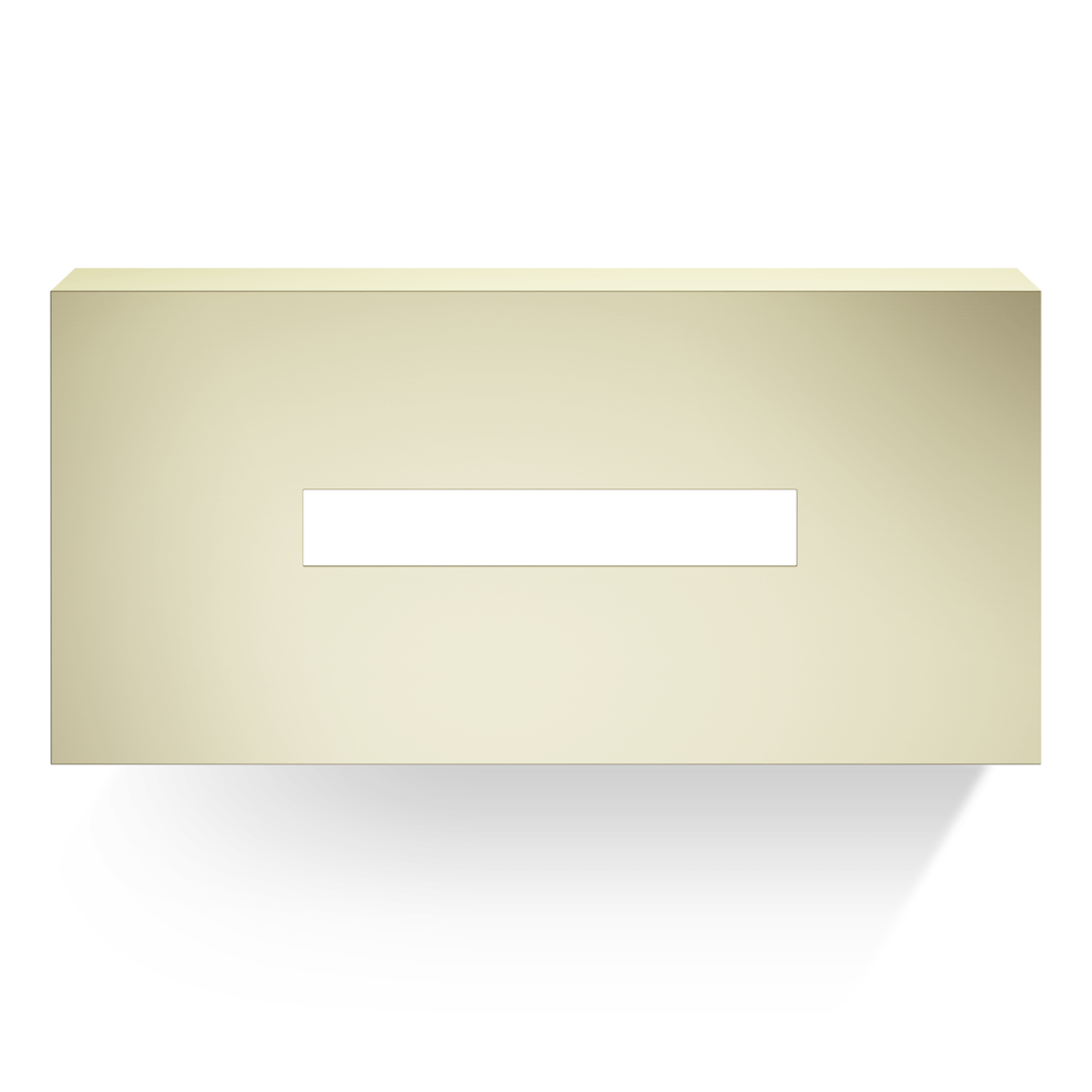 KB 82 Tissue box, Gold matt , Decor Walther