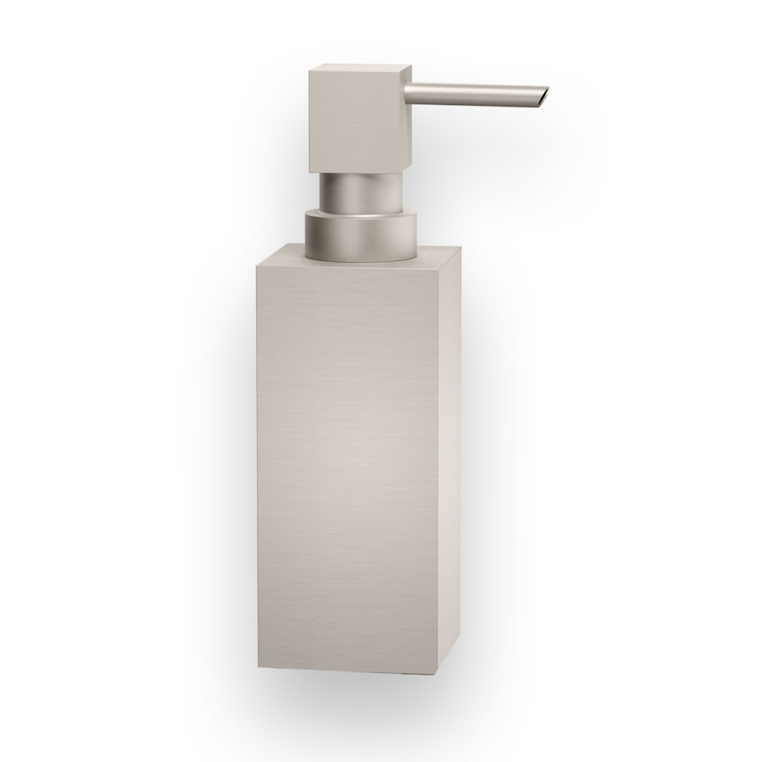 CO SSP Soap dispenser free standing, Nickel satin, Decor Walther