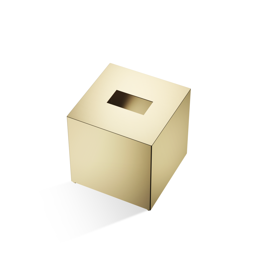 KB 83 Tissue box square, Gold matt , Decor Walther