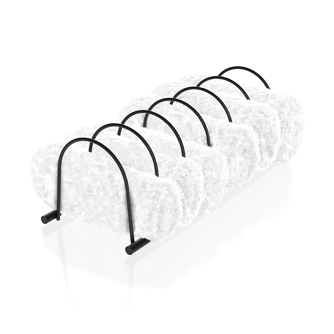 DW 221 Holder for guest towels, Black matt, Decor Walther