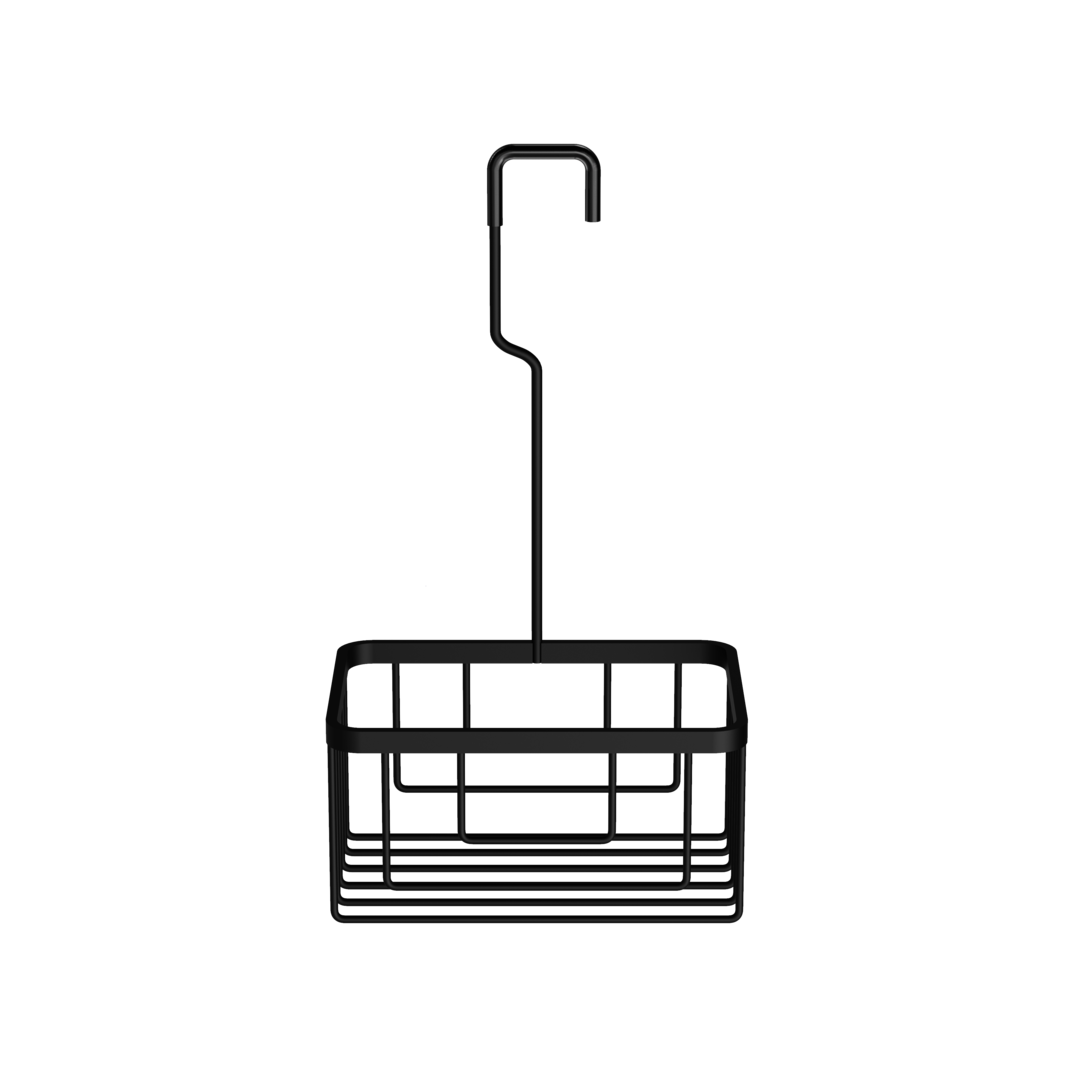 DW 227 Hang-up shower basket, Black matt, Decor Walther