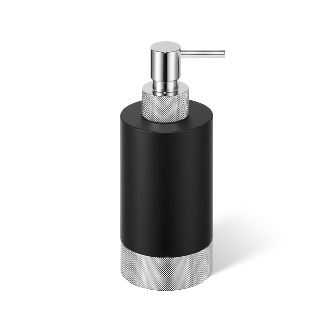 CLUB SSP 1 Soap dispenser, Black matt / Chrome, Decor Walther