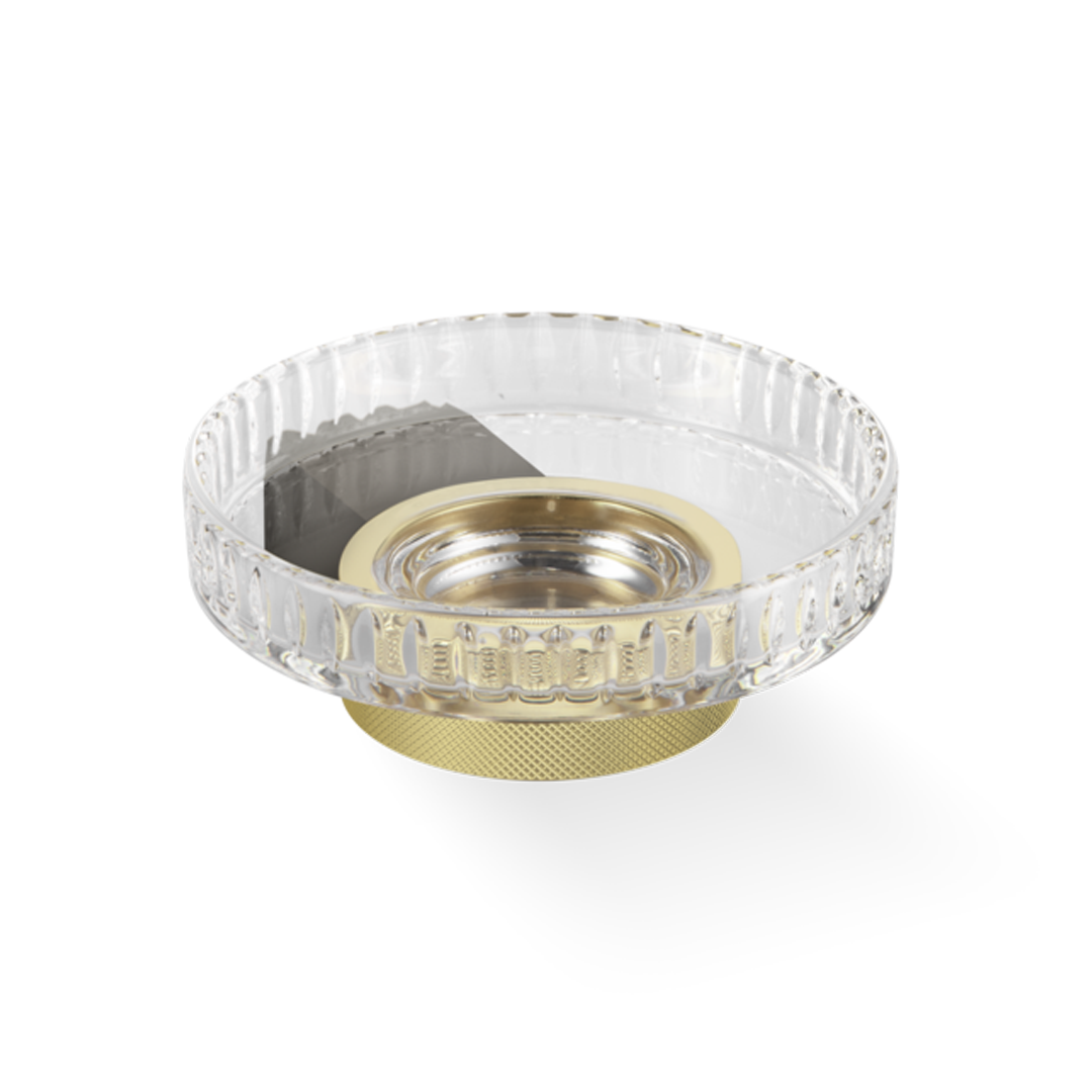 CLUB WSS Soap dish, Dark Metal Matt / Gold matt, Decor Walther