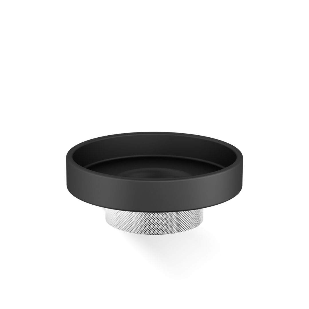 CLUB WSS Soap dish, Black matt / Chrome, Decor Walther