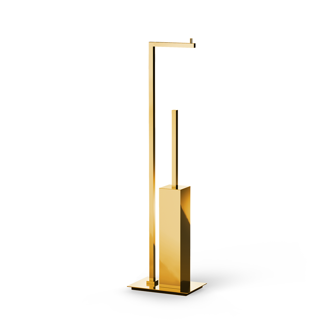 CO SBK CORNER Toilet brush set, Gold , Decor Walther