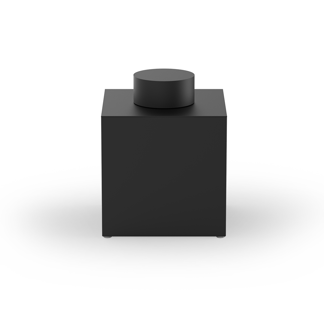 DW 3565 N Multi-purpose box with lid, Black matt, Decor Walther