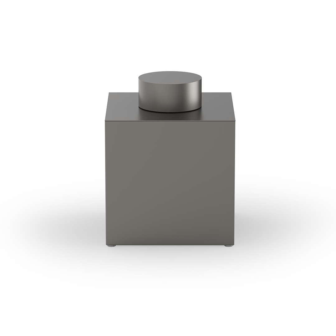 DW 3565 N Multi-purpose box with lid, Dark Metal Matt, Decor Walther