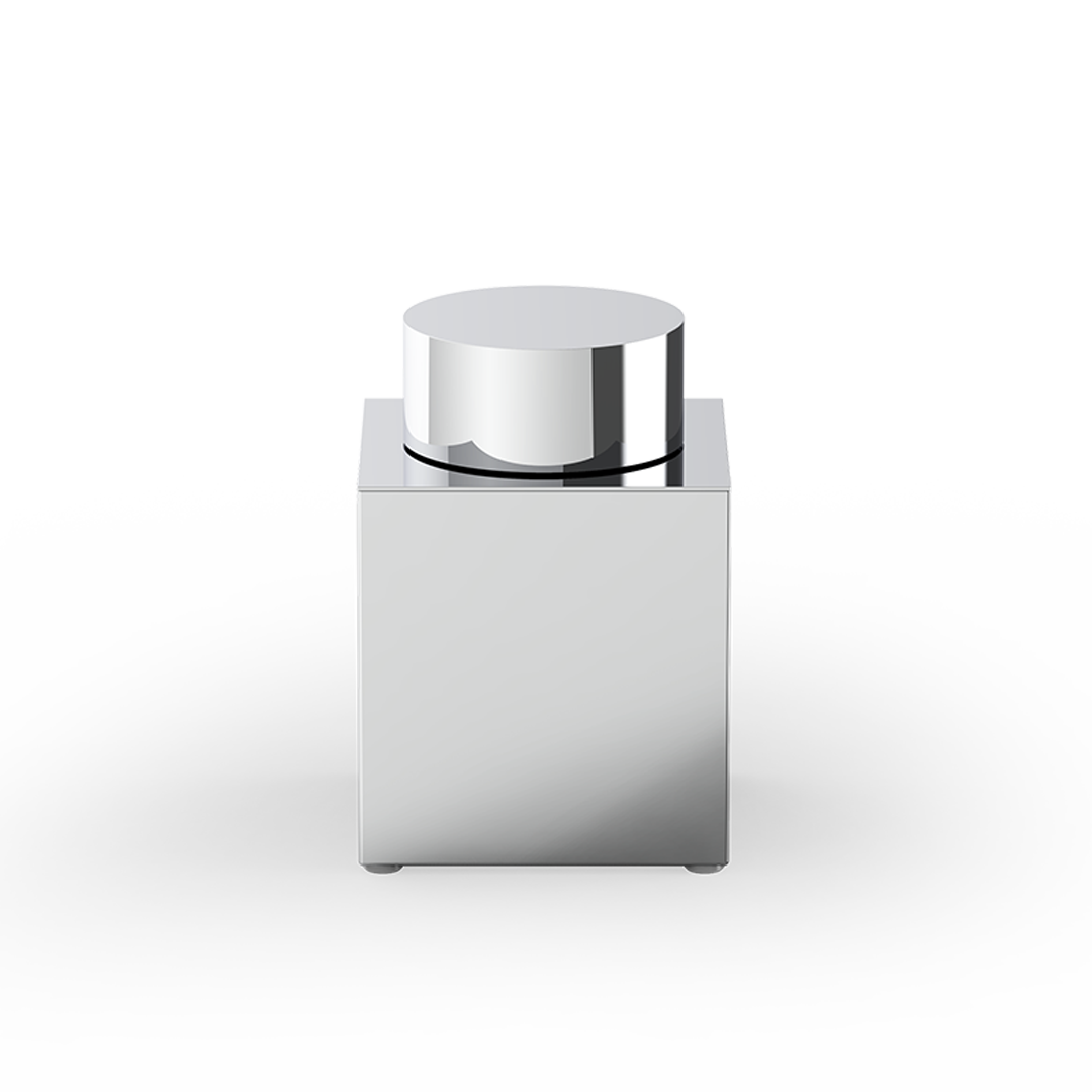 DW 3655 N Multi-purpose box with lid, Chrome , Decor Walther