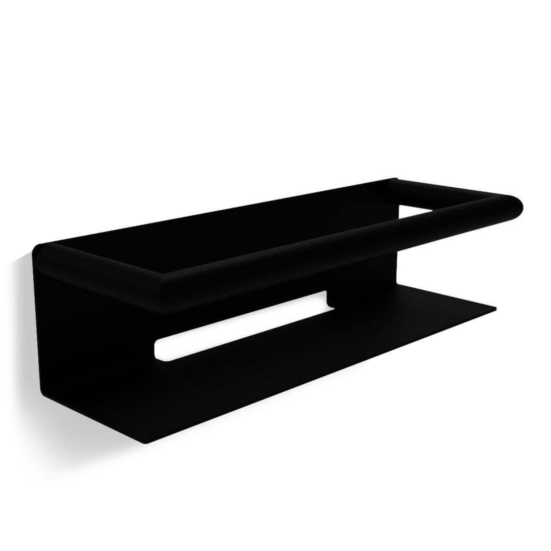 DA 30 Shelf for shower, Black matt, Decor Walther