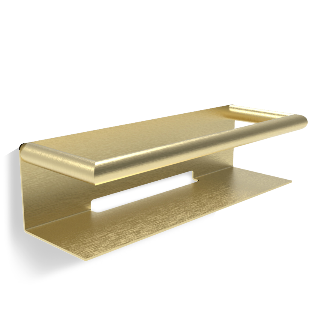 DA 30 Shelf for shower, Gold matt PVD, Decor Walther