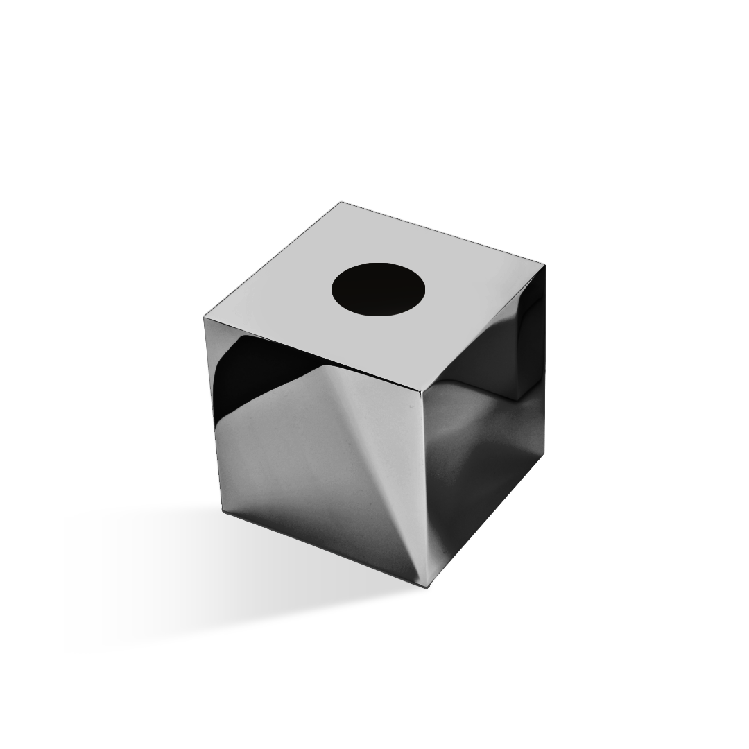 KB 87 Tissue box square, Black Chrome PVD, Decor Walther