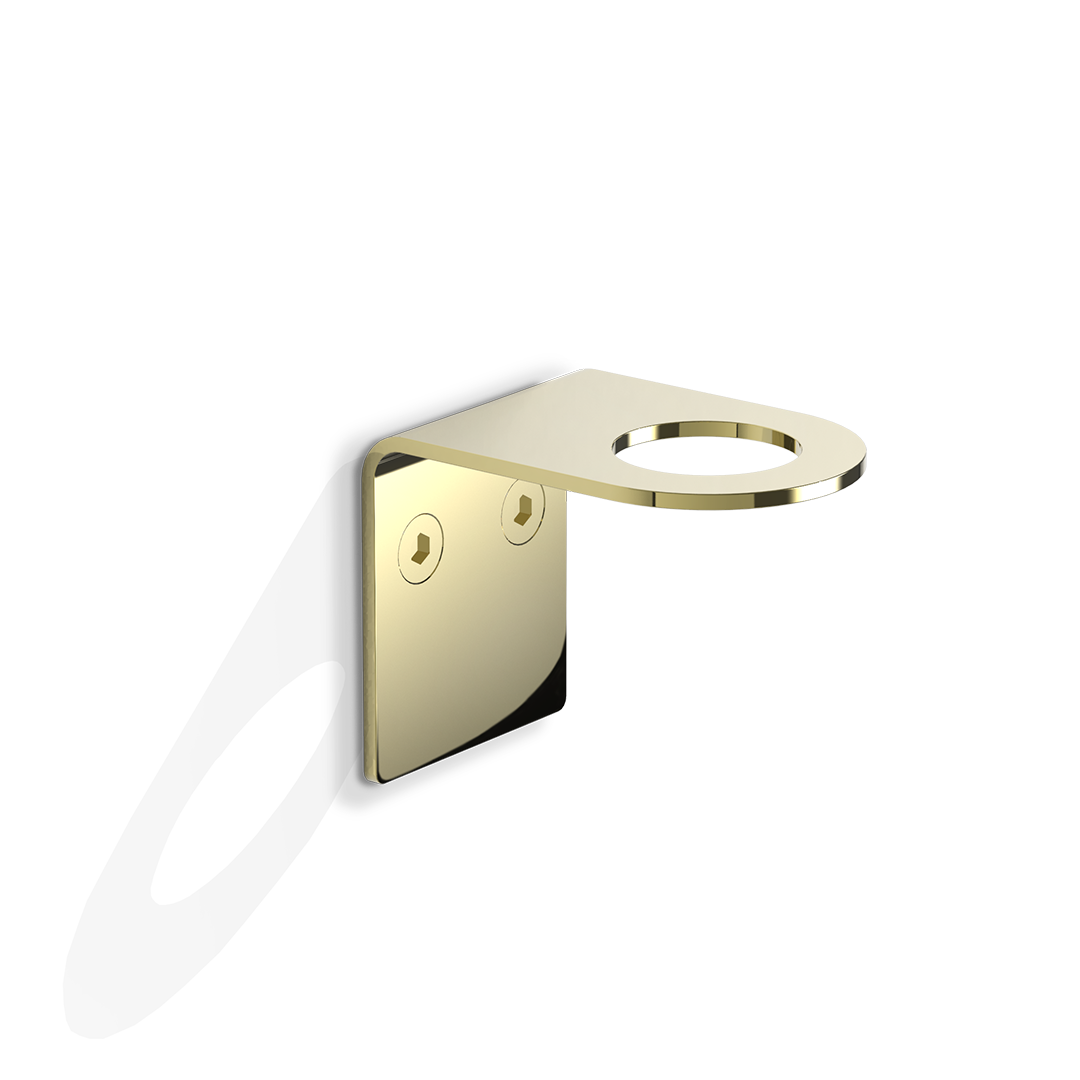 HOLD Dispenser holder, Brass raw, Decor Walther