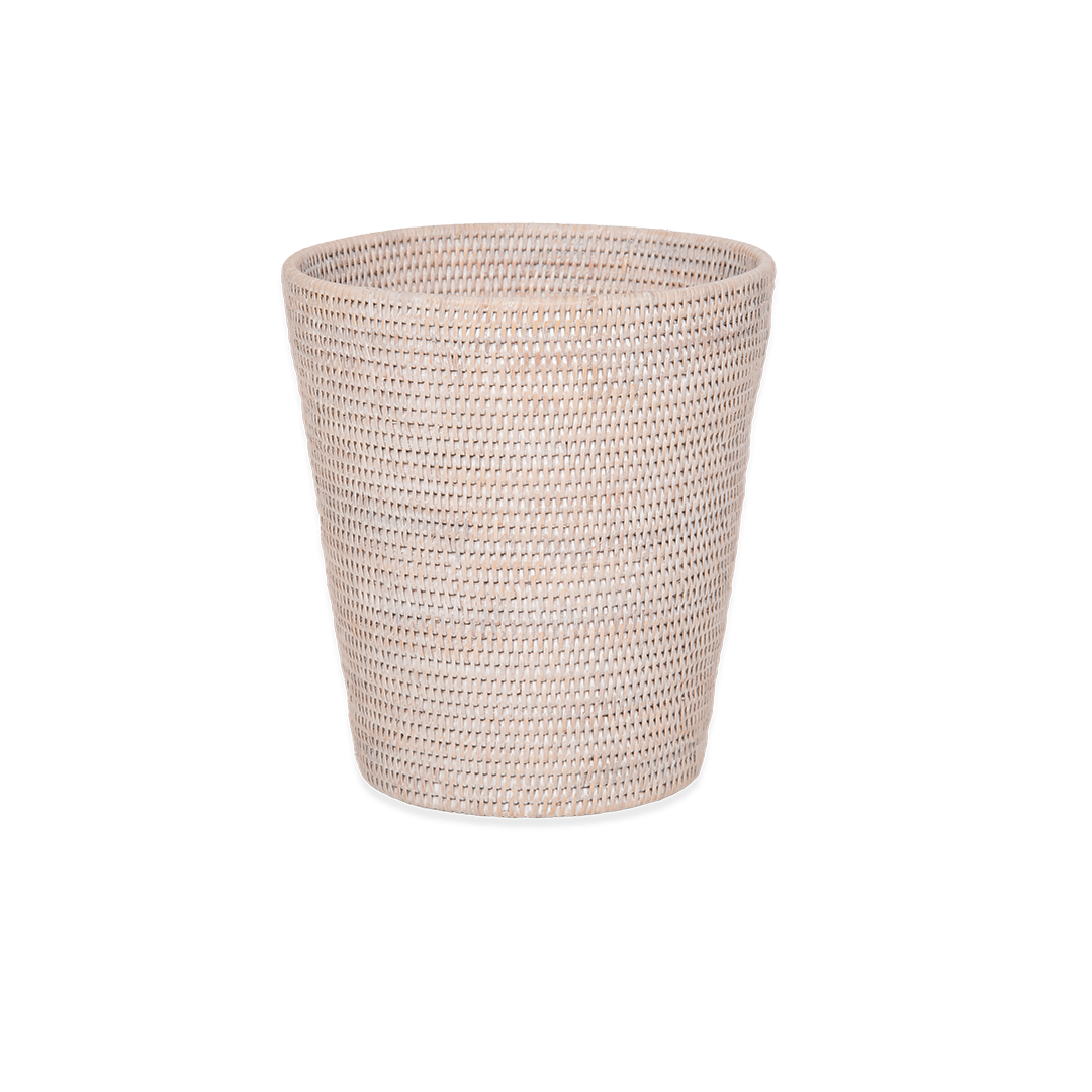 BASKET PK Paper bin round, Rattan light, Decor Walther