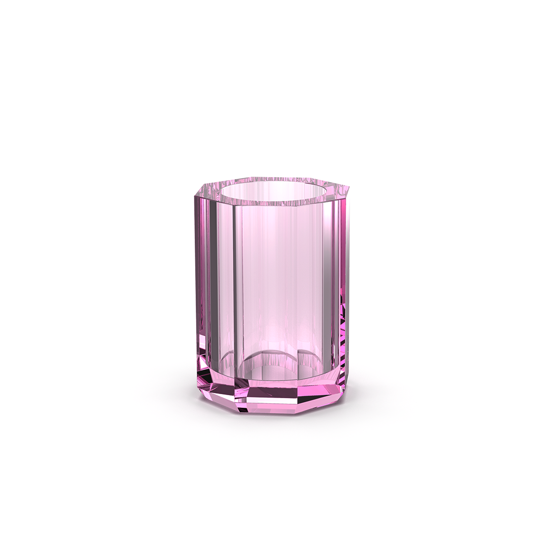 KR BER KRISTALL Tumbler, Pink, Decor Walther