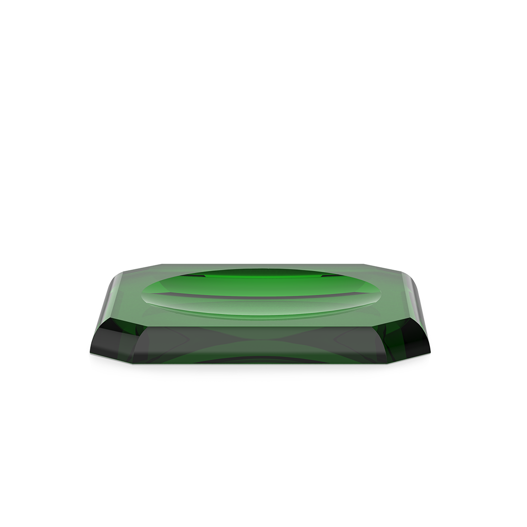 KR KS KRISTALL Comb tray, English green, Decor Walther