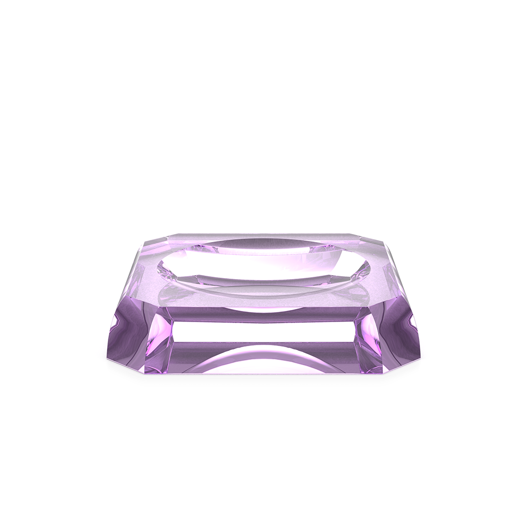 KR STS KRISTALL Soap dish, Violet	, Decor Walther