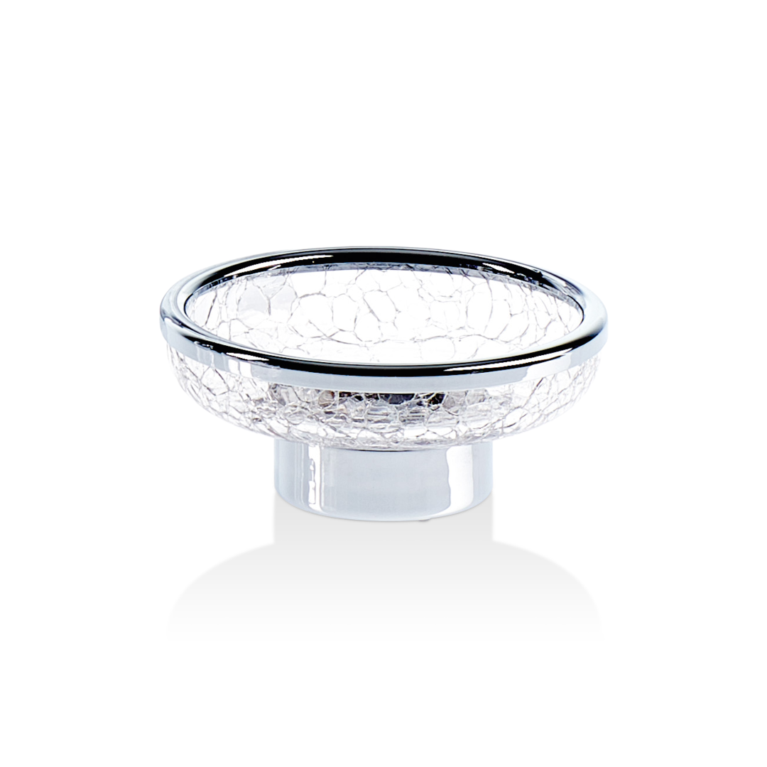 CR STS CRACK Soap dish, chrome, Decor Walther