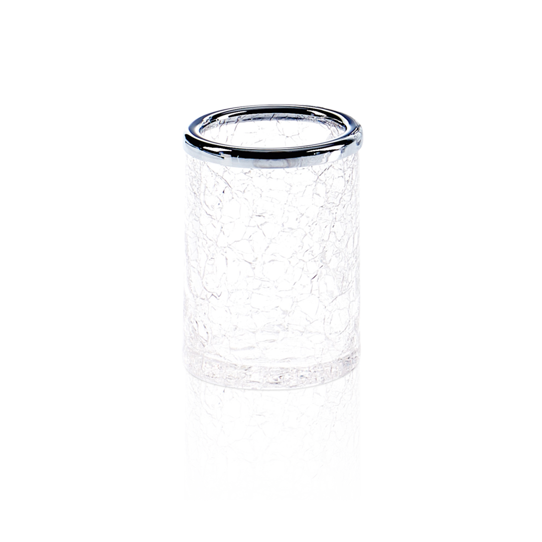 CR BER CRACK Tumbler, chrome, Decor Walther