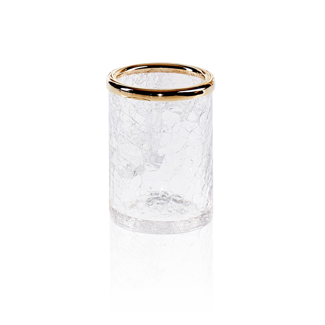 CR BER CRACK Tumbler, Gold , Decor Walther