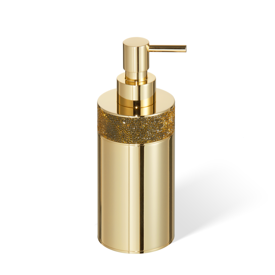 ROCKS SSP 1 Soap dispenser, Gold , Decor Walther
