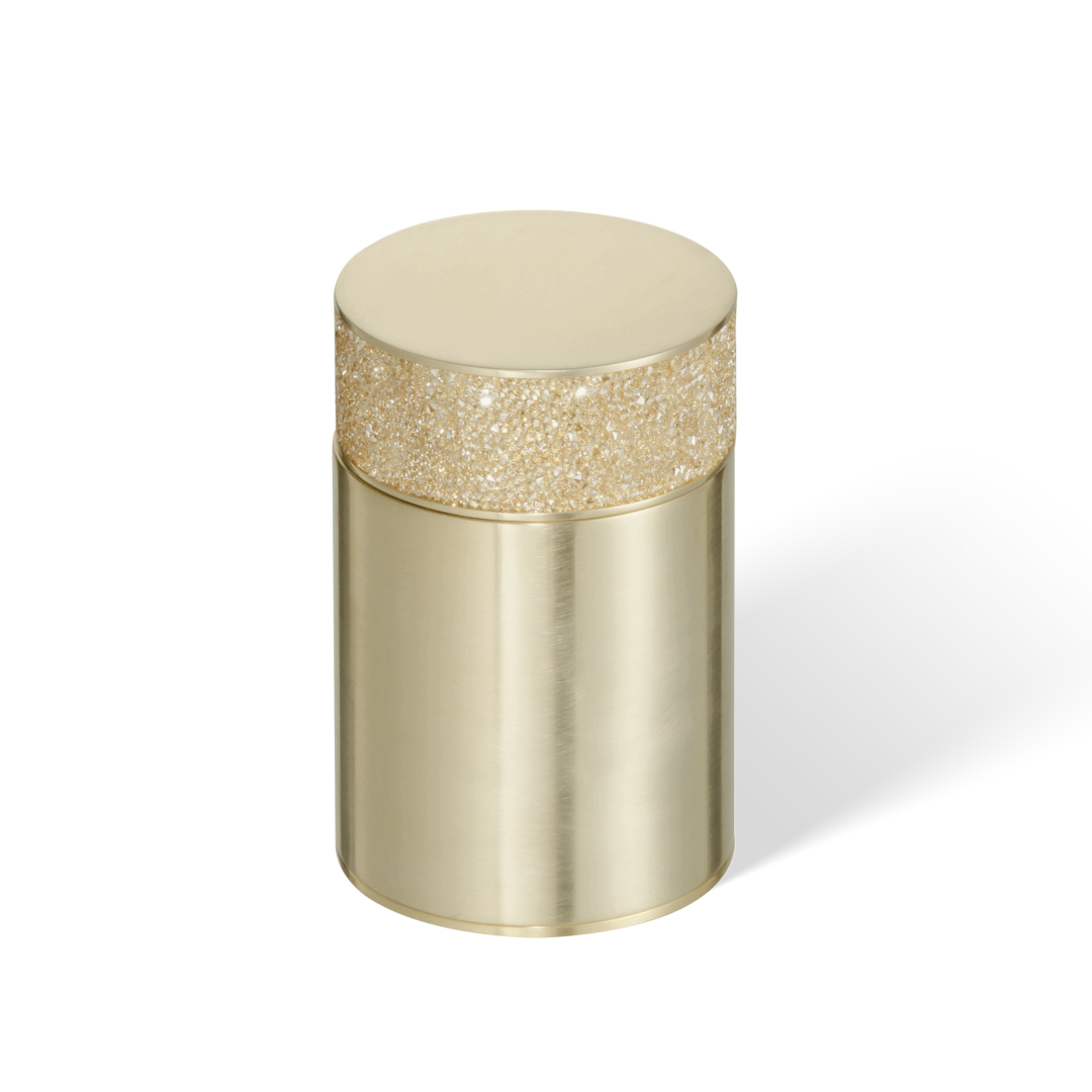 ROCKS BMD 1 Box with lid, Gold matt , Decor Walther