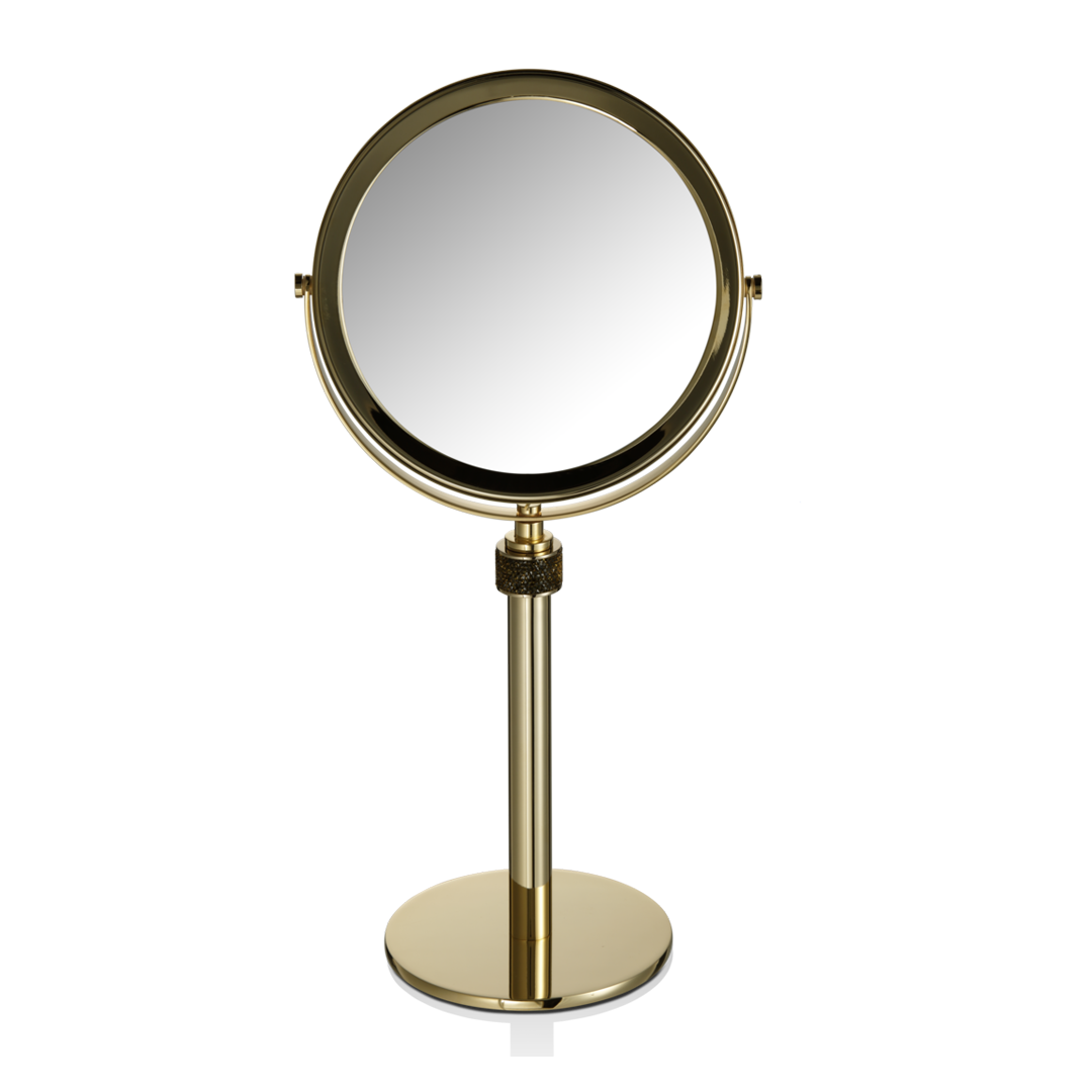 ROCKS SP 13 5X Cosmetic mirror, Gold , Decor Walther
