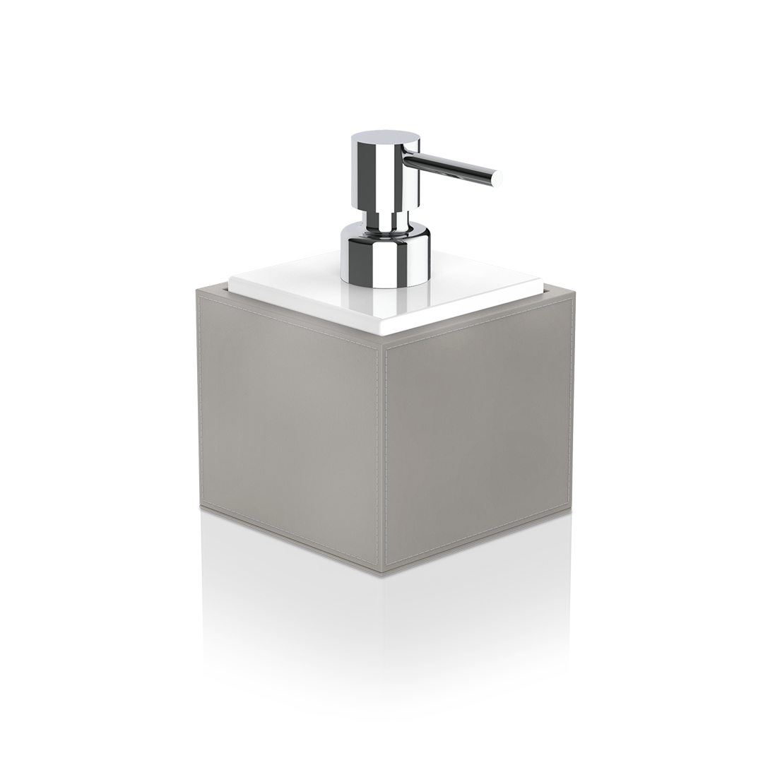 BROWNIE SSP Soap dispenser, Taupe, Decor Walther