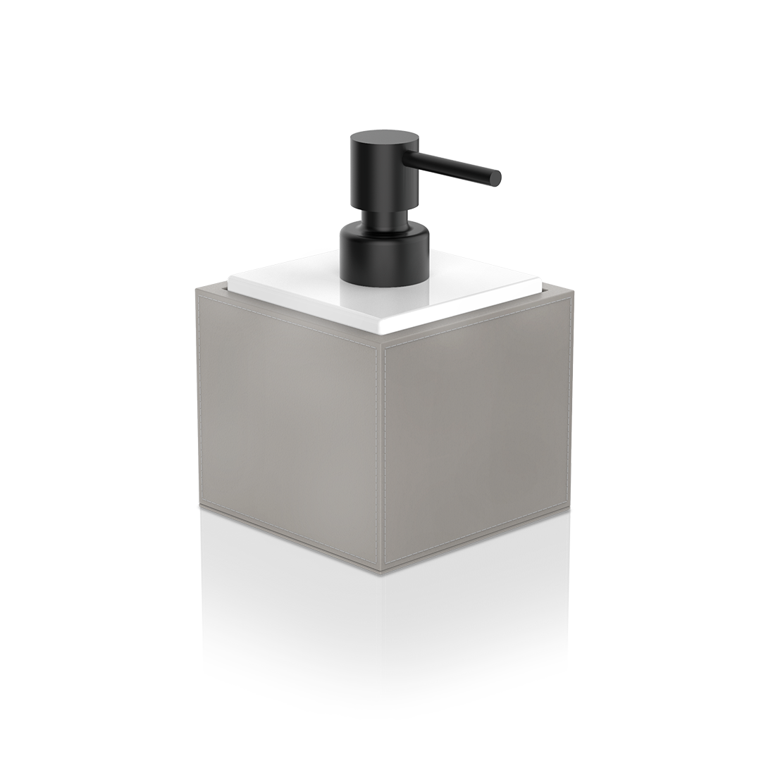 BROWNIE SSP Soap dispenser, Taupe, Decor Walther