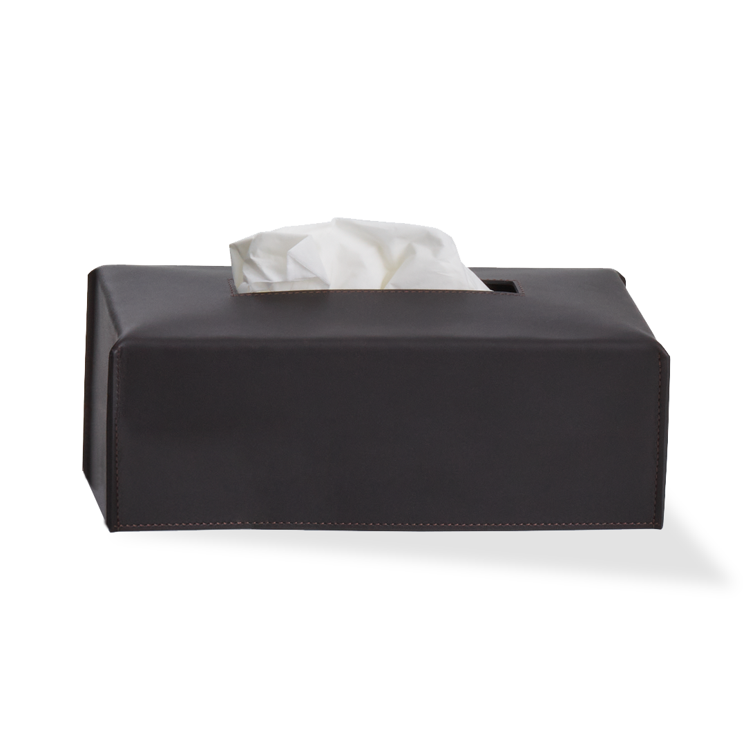 NAPPA KB Tissue box, black-brown, Decor Walther