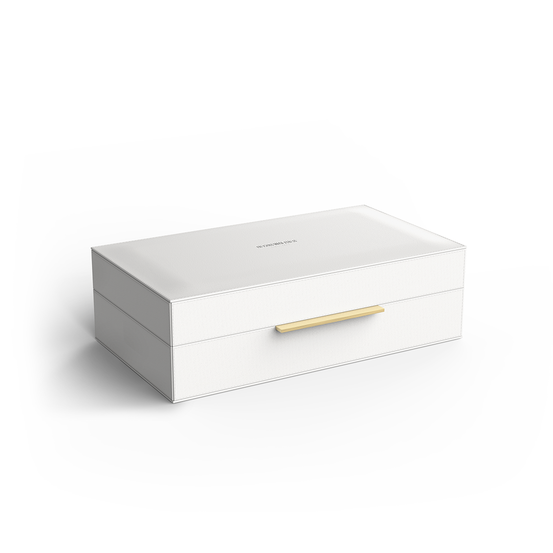 BROWNIE BOX L, white, Decor Walther