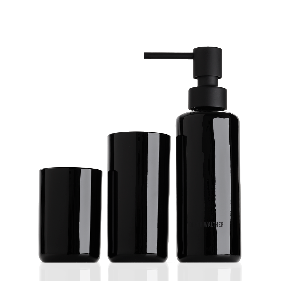 POP UP Glass set, Black, Decor Walther