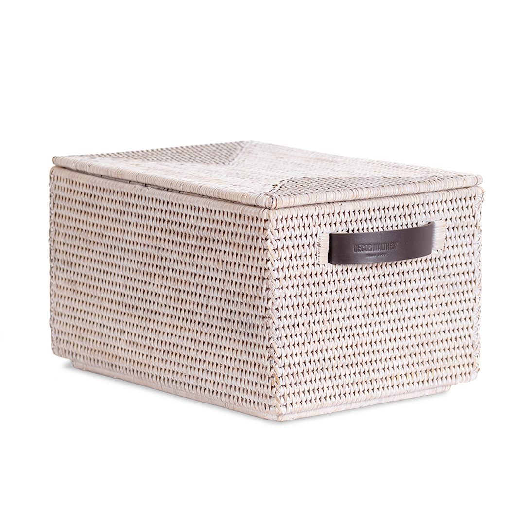 BASKET BOX Storage box with lid, Decor Walther