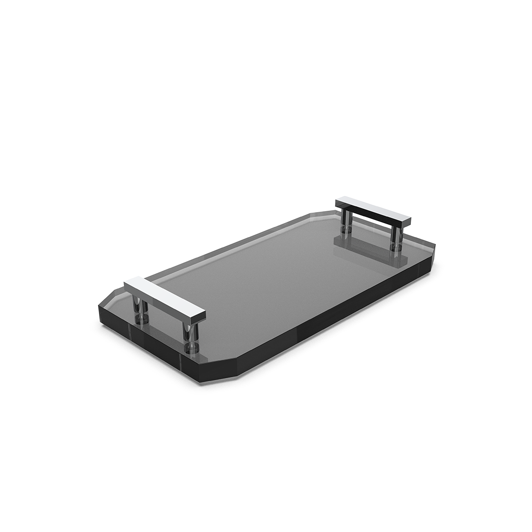 KR TAB KRISTALL Tablett, Decor Walther