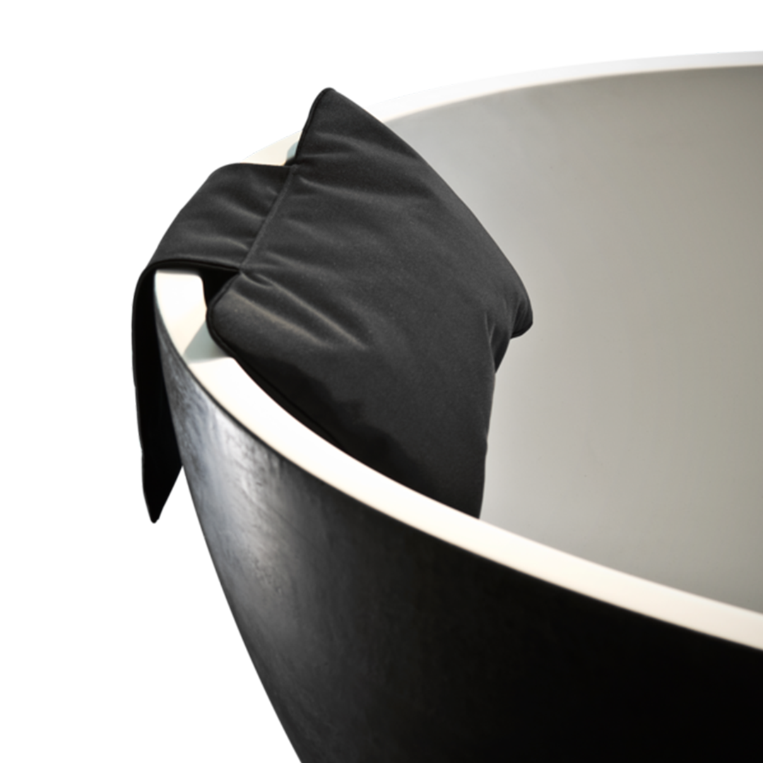 LOFT NKHS Bath pillow Nylon, Black, Decor Walther