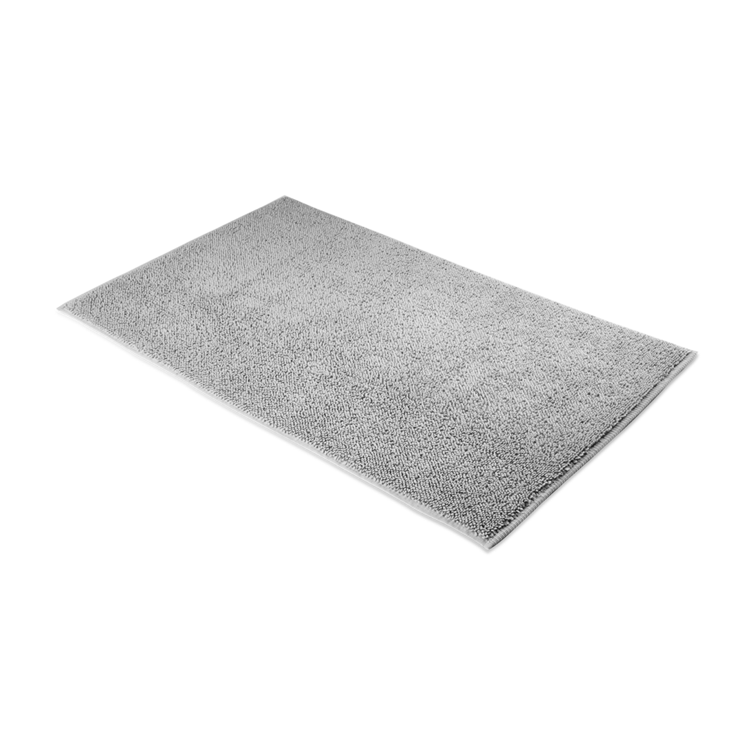 TWIST BM60100 Bathroom carpet, Silver grey , Decor Walther