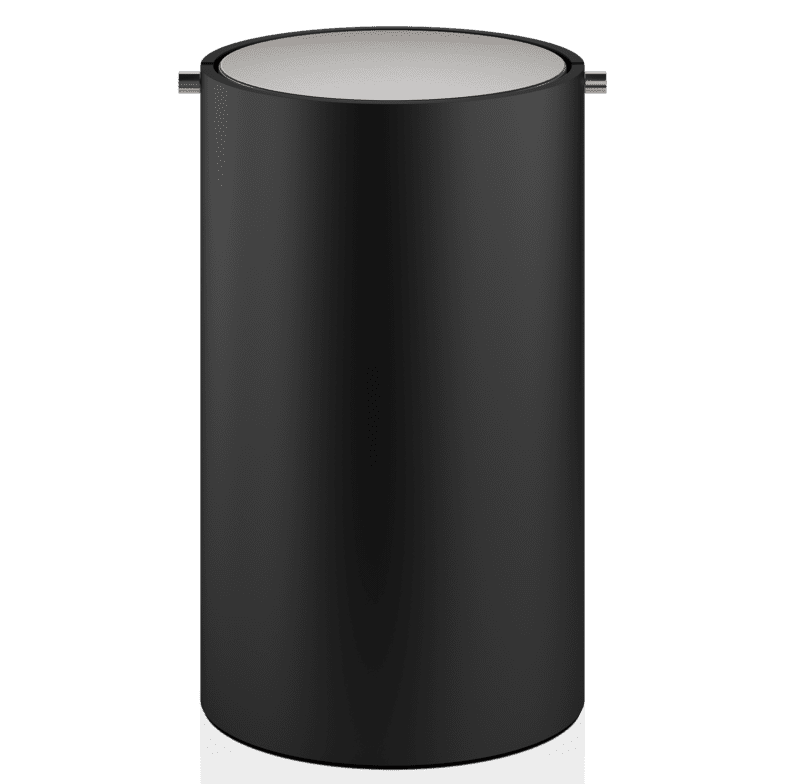 STONE BEMD Paper bin with revolving cover, Decor Walther