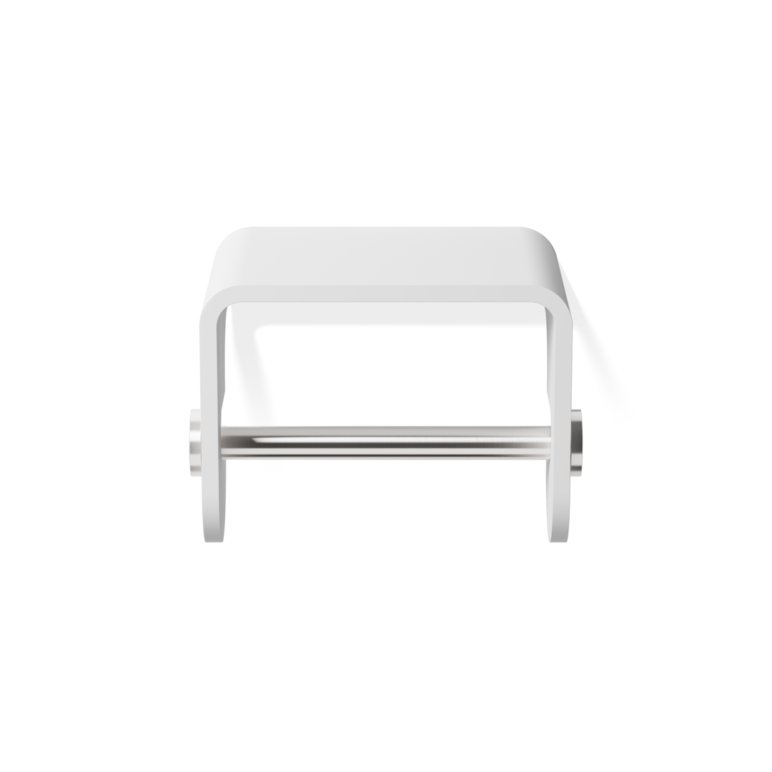 STONE TPH4 Toilet paper holder, white matt / , Decor Walther