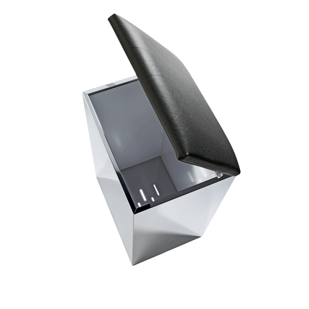 CASE HK 2 KS Stool and laundry basket, Decor Walther